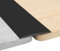 Transition Profile Self-Adhesive 5 cm x 3 m - T Profile Transition Strip Self-Adhesive Door Sill Strip PVC Flat Gap Cover Transition Strip Floor Strip Floor Cover Strips (Black)