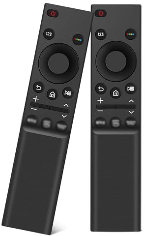 2 Stück BN59-01358B Ersatz Fernbedienung Kompatibel mit alle Samsung Fernseher LED QLED UHD SUHD HDR LCD Smart TVs, Tasten Netflix, Prime Video, Samsung TV