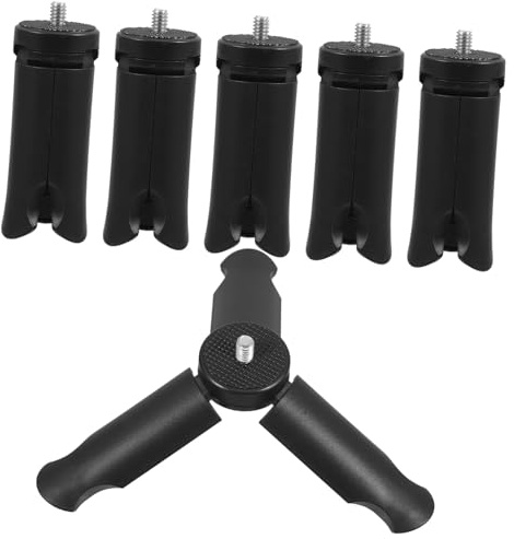 BAZEITFLOW Portable Mini Plastic Tripod with 1/4-inch Screw Interface, Foldable and Lightweight Camera Mount Attachment Compatible with Dslr Cameras and Smartphones for Outdoor Photography