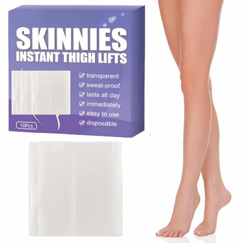 Patch Anticellulite e Serraggio della Coscia,Nastro Di Sollevamento Della Coscia,Patch di Serraggio Anti Cellulite,Contorno Modellante Corpo,Thigh Lifting Tape,Cerotto Rassodante per Gambe (10 Pezzi)
