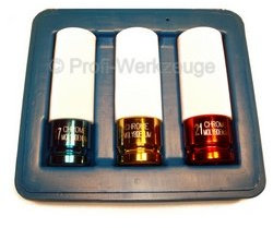 Profi-Werkzeuge 3-TLG. Spezial Einsätze 17,19,21mm für Radschrauben, 12,5mm (1/2-Zoll)-Antrieb für Alufelgen von Rainer Kremer