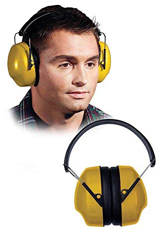 REIS Osy Cápsula Orejeras, Amarillo-Negro, Talla S