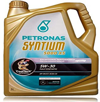 Petronas Syntium 5000 XS olio da motori sintetico 5W30, in bottiglia da 5 l