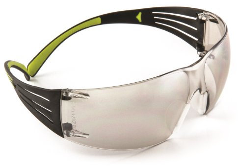 3M Securefit SF410AS Gafas de seguridad estándar de policarbonato con espejo – 99,9% de protección UV – Marco envolvente – 70071650975 [precio por cada uno]