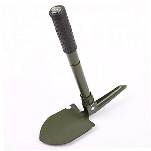 Zonfer Pelle Pliante, Mini Survie Militaire Pelle Extérieur Outil pour Camping, Randonnée, Voiture De Secours, Pêche, Jardinage, Tranchage