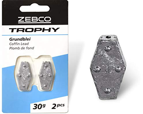 Zebco Qualitäts Trophy Angelblei Blei Grundblei Angeln Angel Zubehör, Diverse, 60 g