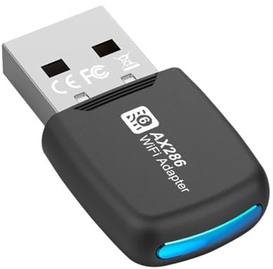 eppfun Adattatore WiFi USB, Chiavetta WiFi per PC Fisso, Support Windows11 10
