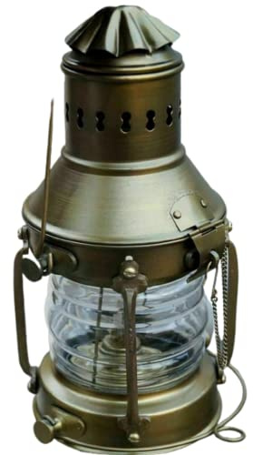 Nautico Ottone lampada Nave Marina Lanterna Lampada A Olio Appeso Parete Lanterna Vintage Lampada A Olio Lanterna Illuminazione Lampade Decorative