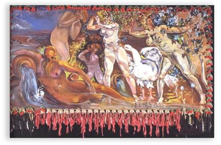 LZ6J8C9 Berühmte Wandkunst von S. Dalì. Allegorie von Salvador D. berühmte Gemälde Reproduktion. Surrealistische Bilder für die Wohnzimmerdekoration. 30 x 45 cm (11,8 x 17,7), rahmenlos