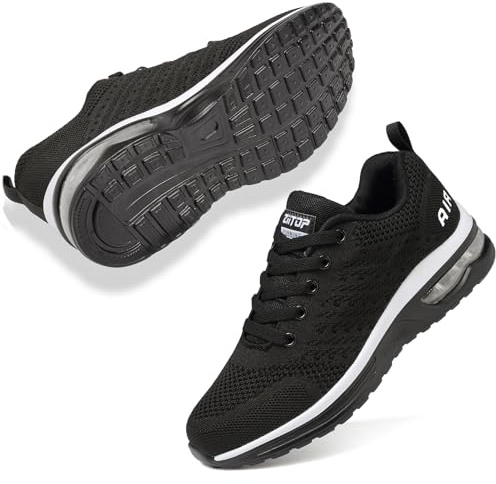 Womens Trainers Running Shoes Air Cushion Sneakers Ladies Walking Trainers Lightweight Breathable Mesh Athletic Sports Sneakers Non Slip Casual Gym Tennis Jogging Shoes