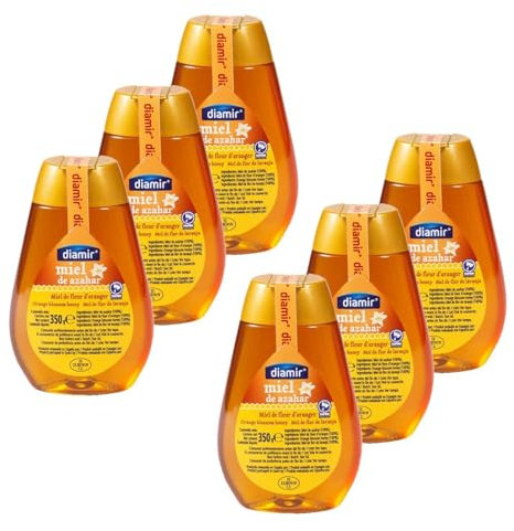 Lot 6x Miel de fleur d'oranger - Squeezer 350g