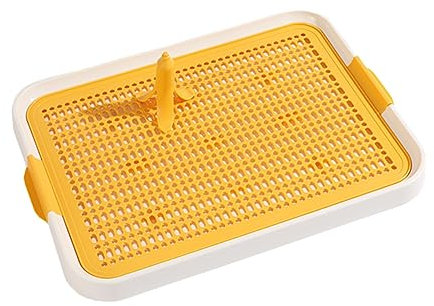 BCOATH Hundetoilette Welpen Urin Tablett Mit Abgerundeten Kanten Aus Langlebigem Material Flaches Design Für Kleine Hunde Welpen Und Haustiere