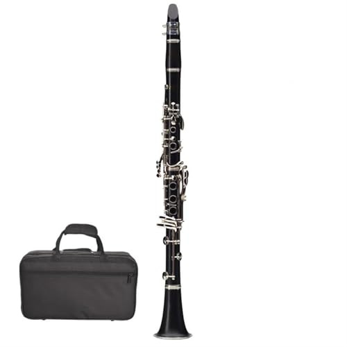 B-Klarinette 17 Tasten B-Dur Musikinstrumente Bakelit-Rohr Vernickelte Klarinette(11)