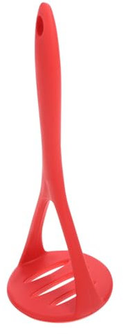 Gatuida Silicone Potato Ricer and Masher Tool Red Food-Grade Silicone Dishwasher Safe for Making Mashed Potatoes and Vegetable Purees Kitchen