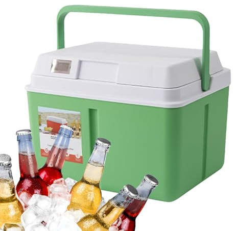 Petit bac à glace – Portable grande capacité avec affichage de la température – Équipement de cuisine isotherme multifonctionnel pour camping, piscine, pique-nique, voyage