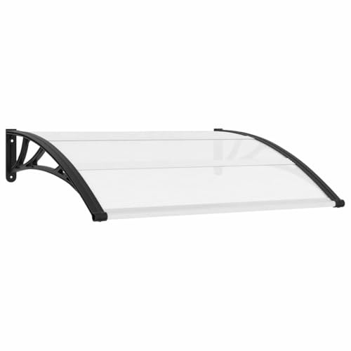 Auvent de Porte d'entrée, Marquise de Porte Extérieur 120 x 100 cm PC