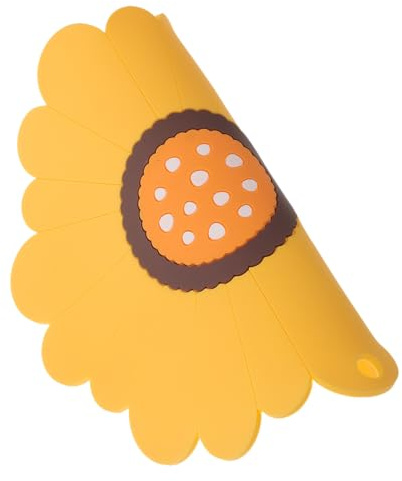 NUOBESTY Dessous de Plat Protection Anti-brûlure Pratique en Silicone et Antidérapant Tournesol Résistant la Chaleur Tapis Cuisine Créatif pour Maison et Hôtel