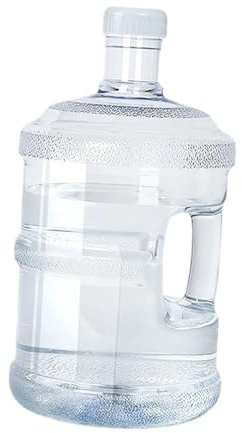 Milageto Reusable Water Bottle Multipurpose Portable Easy to Clean Empty Water Storage Bucket Leakproof for Barbecue Home Kitchen RV, Clear 18.9L