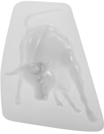 TOKIDNY Stampo per Dolci per Pasticceria Professionale e Fai da Te Colore Casuale in Silicone a Forma di Toro, Design Originale Materiale Affidabile e Resistente per