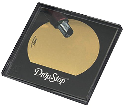 Dropstop Original Drop Stop Wine Ausgießen Scheiben-Design, champagnerfarben/goldfarben, 5 Stück