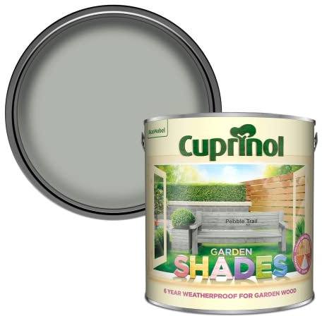 Cuprinol Garden Shades Paint for Gardens - Pebble Trail 2.5L