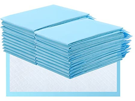 Tappetino per incontinenza usa e getta, per persone con debolezza della vescica, ideale anche per neonati, animali domestici, anziani (60 x 90 cm, 20 pezzi)