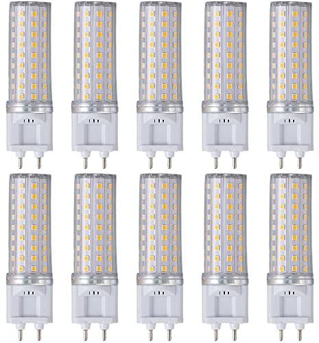 TPMAFF LED G12 Birnen, G12 Bi-Pin Sockel Maisbirnen,8 Watt 1300LM,12 Watt 1800LM,18 Watt 2800LM,3000K 4000K 6000K Nicht dimmbar AC 85V~265V (10 Stück)