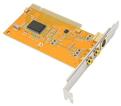 Aramox Tarjeta de Captura PCI Express, Tarjeta de Captura de Video PCIe con Resolución 640x480 Plug and Play para Enseñanza para