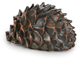 Tiardey Pine Nut Stone With Secret Compartment, Fake Stone Feels and Looks Like a Real Stone, Key Safe