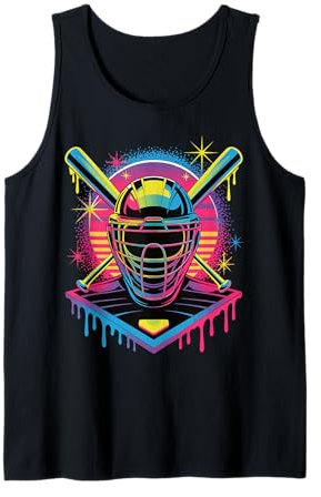 Masque attrape-baseball goutte à goutte style rue Débardeur