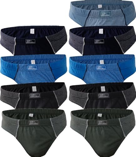 BestSale247 3-pack, 6-pack, 12-pack herrtrosor, kalsonger, finribbad trosa, underkläder av 100 % bomull, 9 stycken Art. 530, M
