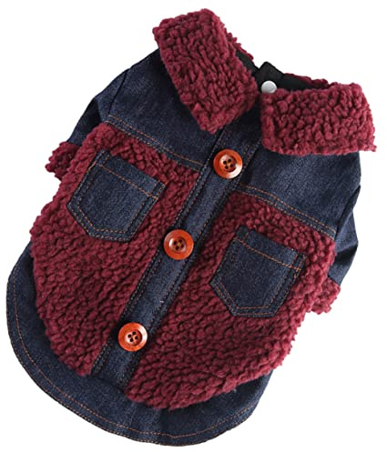JOINPAYA Abbigliamento Invernale per Cani Giacca Calda Antivento Giubbino Elegante per Cani Piccola Taglia Adatto per Passeggiate attività Esterne
