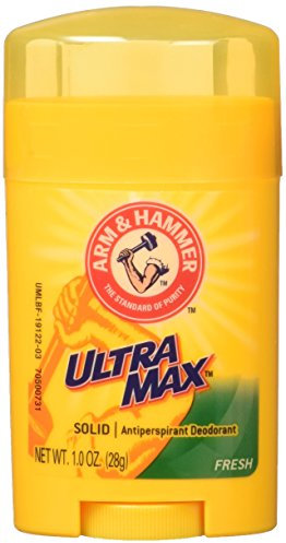 Arm & Hammer ULTRA-MAX Antiperspirant/Deodorant, Fresh INVISIBLE SOLID, Net wt 3.0 oz, 3-pack (1.0 oz/stick) by Arm & Hammer