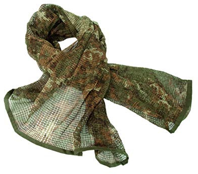 Miltec Echarpe Filet Végétal 190x90 cm Adulte Unisexe, Camo, Taille unique