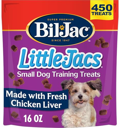 Bil-Jac Little-Jacs Soft Dog Training Treats with Chicken Liver | 16 oz