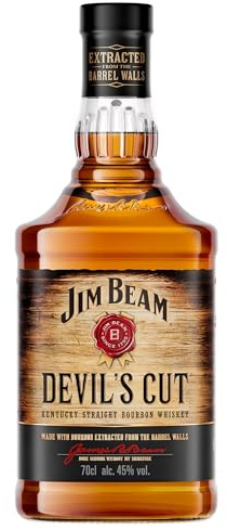 Jim Beam Devil’s Cut Kentucky Straight Bourbon Whiskey, Whisky Américain 45% - 70cl