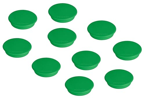 Franken HM20 02 - Magnete, 24 mm, 300 g, colore verde, 10 Pezzi