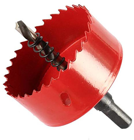 TOOLSTAR Scie cloche bimétallique M42 HSS 75 mm, pour bois, aluminium, fer, plastique