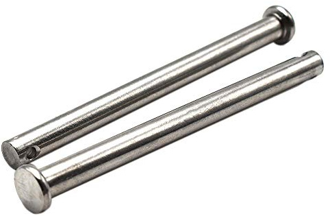 2 Stück M8 x 100 mm 304 Edelstahl Estrichbolzen Flachkopf Einlochbolzen für Kupplungsstift-Verriegelungssysteme