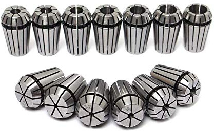 RATTMMOTOR Set di pinze a pinza per pinze a molla per fresatrice verticale CNC fresa portautensili tornio (ER20) (ER11)