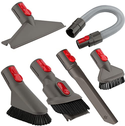 AINUO Zubehörsatz-Befestigungsset mit flexiblem Schlauch für Dyson Gen5 V15 V12 V7 V8 V10 V11 SV10 SV11 Akku-Staubsauger (6 in 1)