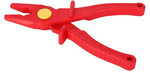 Dilwe Pince Universelle Électricienne Isolée en Plastique avec Poignée Antidérapante, Pince Coupante Isolée 1000V pour Interruption de Circuit