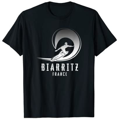 Surf Biarritz, Surfen Biarritz in Frankreich, Pipe Surfer T-Shirt