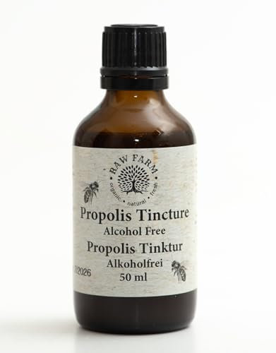 Tintura de propóleo al 30% de 50 ml, sin alcohol de los apicultores de granja RAW