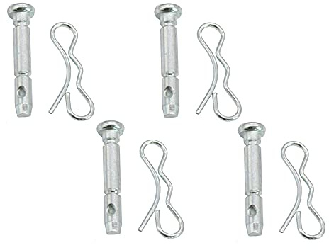 SECURA 4x Scherbolzen 40mm + Splint kompatibel mit AL-KO 700 E Snowline Schneefräse