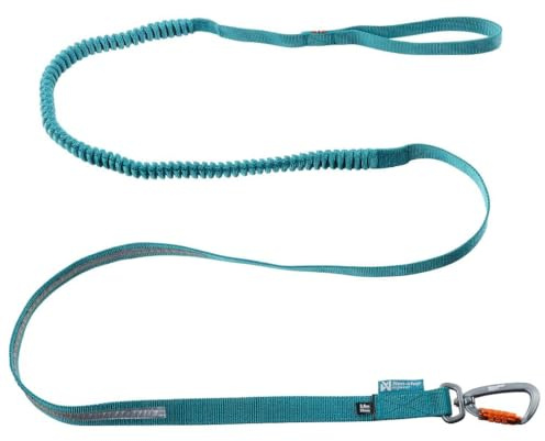 Non-Stop Dogwear Touring Bungee Hundeleine, 2,8 m/13 mm, Blaugrün