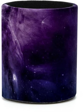 Stiftehalter aus PVC-Leder, Stiftebecher, Pinsel-Organizer, Weltraum, Astronomie, Universum, Galaxie