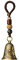Campana Colgante, Campana De Feng Shui, Decoración De Campana De Estilo Antiguo De Metal, Campana Decorativa Tallada Exquisita, Campana De Buena Suerte para Bolso, Llavero, Mochila