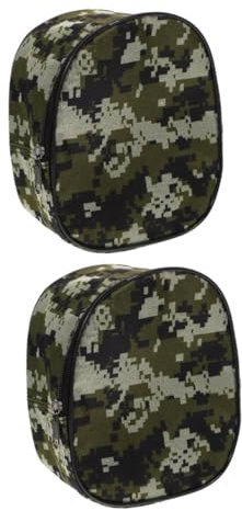 VANZACK 2stücke Fishing Reel Schutzhülle Angelrollen Tasche Für Sicheren Transport Kratzfest Camouflage Design Schutz Vor Stößen Und Korrosion Für Und Süßwasserangeln
