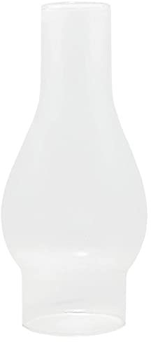 SFQEVHRZ Öllampe， Kerosinlampe， Klarer Glas-Lampenschirm, Petroleumlampen-Globus-Ersatz, Winddicht, kleine Sturmlampen-Abdeckung for die Reparatur antiker Öl- und Petroleumlampen(Medium)
